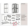 ZZ-SUPPORTO S X  ARMADIO TERRY CWOOD 2A  P/S 3680