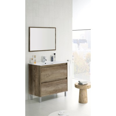 KIT MOBILE BAGNO DAKOTA 2 CASSETTI 80 ROVERE NORDIK