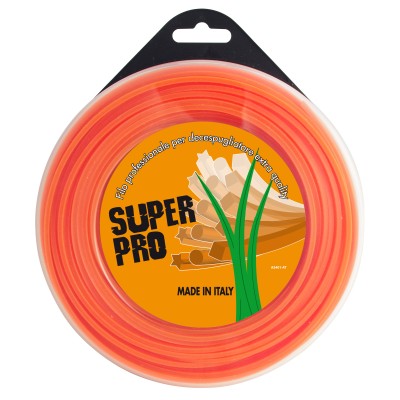 FILO NYLON PROFESSIONAL QUADRO 3,0MMX45M ARANCIO