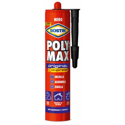 BOSTIK POLYMAX ORIGINAL 425 G NERO CARTUCCIA