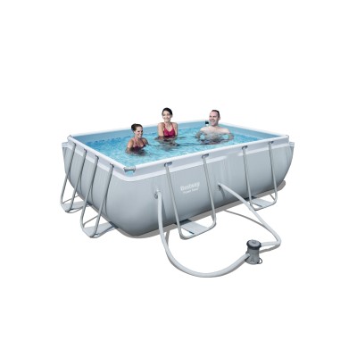 PISCINA C/TELAIO E POMPA 282X196XH84 CM 56629