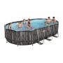 PISCINA C/TELAIO OVALE COM.610X366X122H 5611R