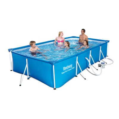 PISCINA C/TELAIO E POMPA 400X211XH81 CM 56424