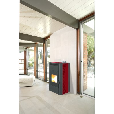 TERMOSTUFA PELLET VENT 22KW KING 24 BORDEAUX