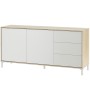 KIT CREDENZA BROOKLYN 2 ANTE + 3 CASSETTI CANADIAN/B.ARTIK