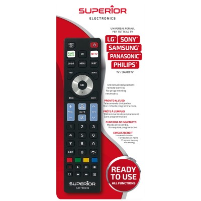 TELECOMANDO TV SUPERIOR UNIVERSALE 5 MARCHI