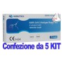 5 KIT AUTODIAGNOSTICO NASALE - WIZBIOTECH TEST SARS-COV-2