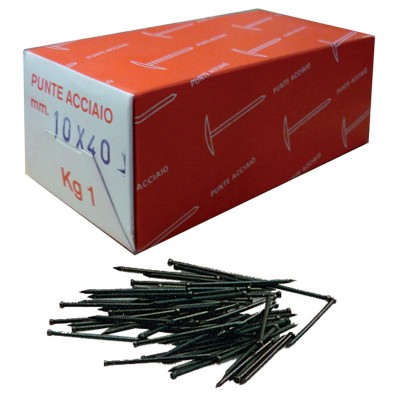 CHIODI TESTA GRUPPINO ACCIAIO 10X40 DA KG.1