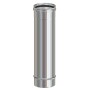 TUBO INOX AISI 304 H  50 CM PER PELLET D  8 CM