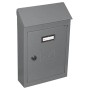 CASSETTA POSTALE 2500 C C/TETTO E CIL 20X6X30 GRIGIO