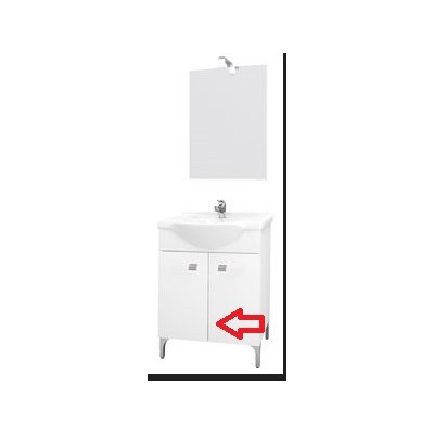 ZZ-BASE X MOBILE BAGNO DESY 58  BIANCO