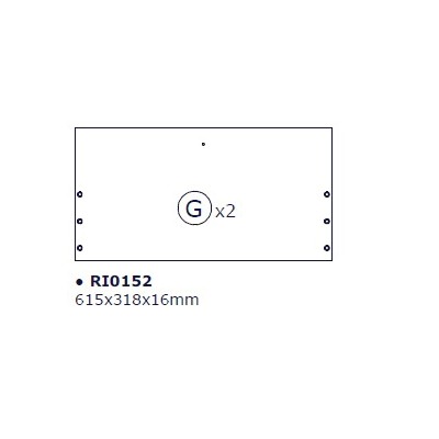 ZZ-ANTA G X KIT SCARPIERA 5 RIBALTE 65X15X164 BIANCO 1307