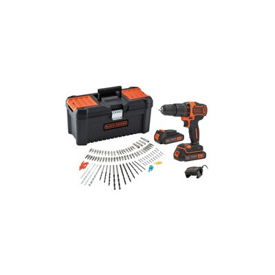 TRAPANO AVVITATORE B+D 18V BCD700C2TA + 105 ACC.