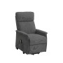 POLTRONA RECLINER RELAX ALZAPERSONA TESSUTO GRIGIO