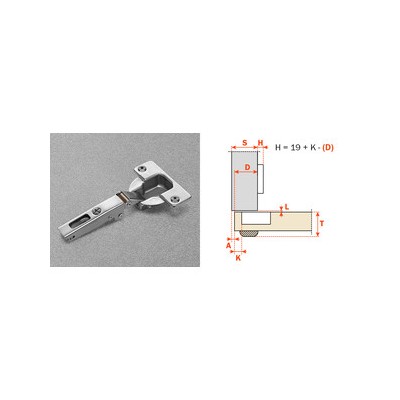 SALICE CERNIERA AUTOMATICA CNA7A99 COLLO 0