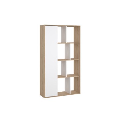 KIT LIBRERIA MAZE 89X30X157 QUERCIA/BIANCO L.