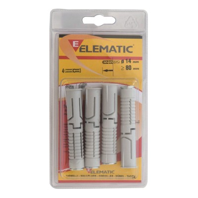 ELEMATIC BLISTER TASSELLO EM12 12X70 MM 4 PZ